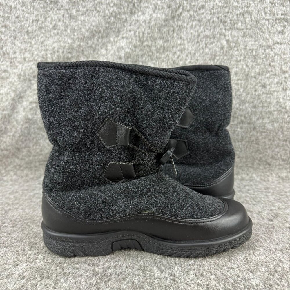 ✅Womens 7M Wanderlust Canada Alpine Grey Pull On Waterproof Winter Snow Boots - Picture 10 of 14